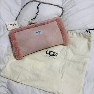 UGG Blush Shearling Clutch